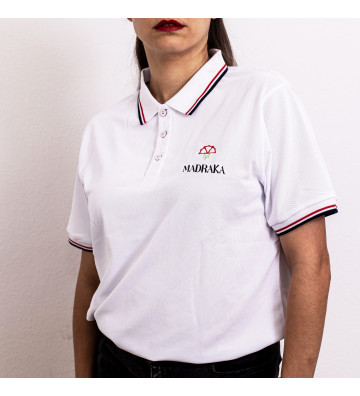 Polo blanco Madraka algodón