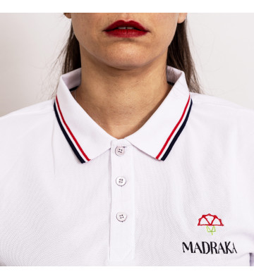 Polo blanco Madraka algodón