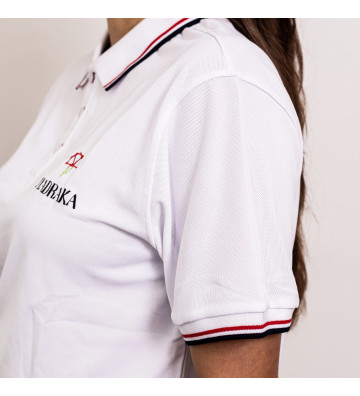 Polo blanco Madraka algodón
