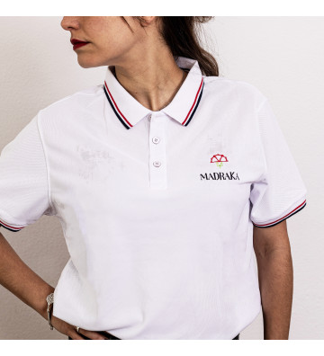 Polo blanco Madraka algodón